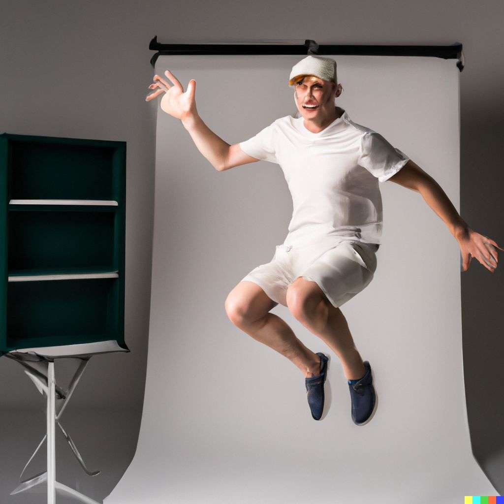 the discovery of gravity in a professional photography studio